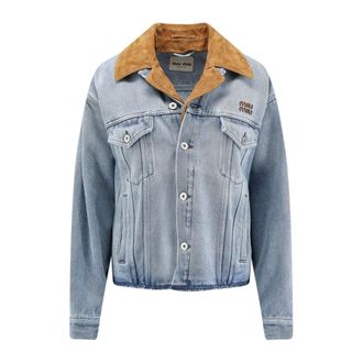 Miu Miu Mujer, Chaquetas, Azul, Talla: S