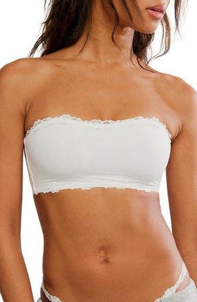 Free People Charlie Bandeau Bra in Clean Ivory at Nordstrom, Size X-Small