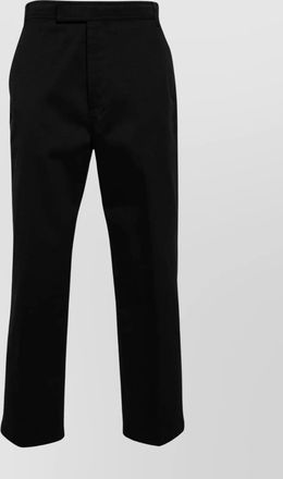Thom Browne mid-rise tapered chinos with belt loops