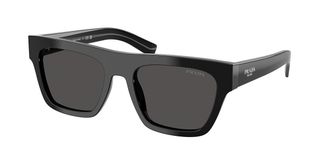 Prada PR C03SF Asian Fit 16K08Z Mens Sunglasses Black Size 55