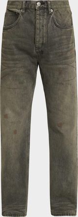 Ksubi Mens Anti K Mekanik Straight-Fit Jeans