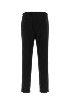 Prada Mens Black Cotton Pant Nero Exterior: Pantaloni Trousers