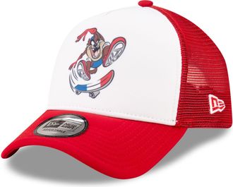 New Era Adjustable Trucker Cap - Looney Tunes TAZ - One Size White