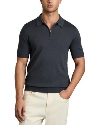 Reiss Maxwell Merino Half-Zip