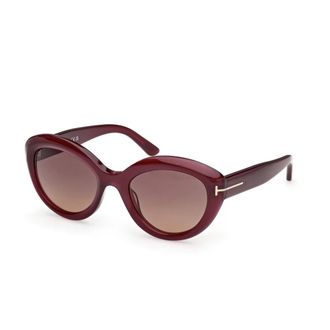 Tom Ford Sunglasses, female, Red, Size: 53 MM Ft1316 81Z Sunglasses