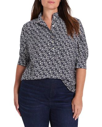 Nic+Zoe NIC & ZOE Plus Etched Hearts Shirt