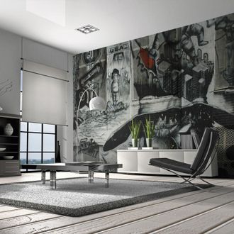 Artgeist Fotomurale - Street art graffiti - 250x193