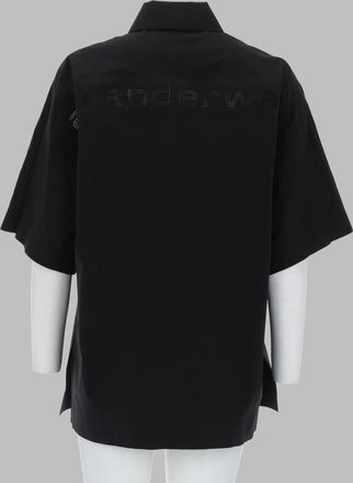 Alexander Wang Loose-Fit Polyester Shirt - Black