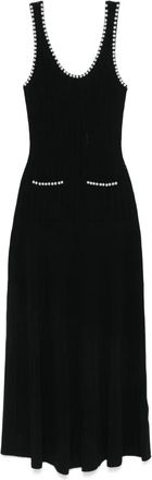 Sandro Abito midi con perle sintetiche - Nero