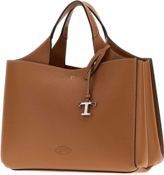 Tod's Womens Camel Leather Apa Handbag Keniascuro Borse A Mano Bag