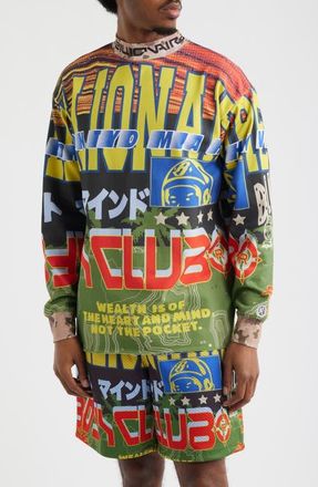 Billionaire Boys Club Northstar Long Sleeve Knit T-Shirt in White at Nordstrom, Size Xx-Large