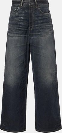 Acne Studios Jeans a gamba larga Glossy
