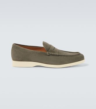 Tod's Suede penny loafers