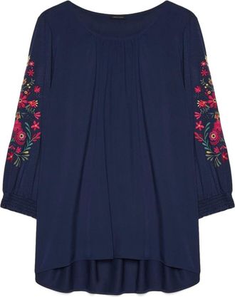 Fiorella Rubino Donna, Camicette, Blu, L, new