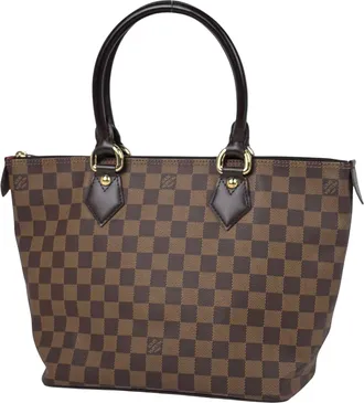 Louis Vuitton Brown Damier Canvas Handbag Tote Bag (Pre-Owned)