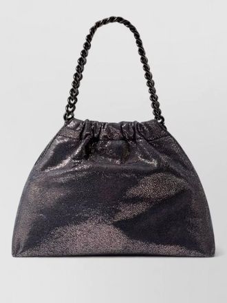 Stella McCartney falabella glitter shoulder bag chain handle