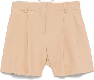 Ermanno Scervino Denim Shorts met Geborduurde Details - Dames - Bermuda - Beige - XS - Denim - Korte Broeken