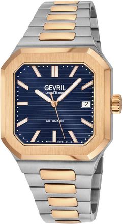 Gevril Group Grand Concourse Automatic Blue Dial Mens Watch 41303B