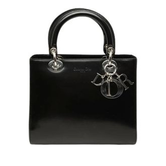 Dior Pre-owned Lady Satchel - Dames - Pre-owned - Zwart - Maat: ONE Size Leer