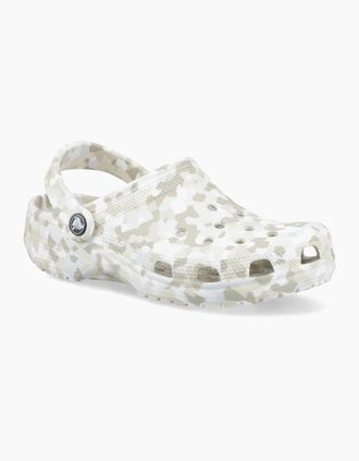 Crocs Womens Crocs Classic Confetti EVA Womens White/Multi Clogs - Size: UK 8 / eu 42/43 / us m9w11