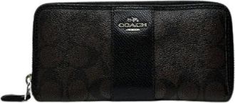 Coach Pre-owned Wallets, female, Black, Size: ONE SIZE Pre-owned Leather Wallet