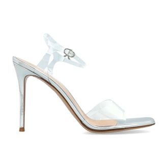 Gianvito Rossi High Heel Sandals, female, Gray, Size: 7 1/2 US Cher Heeled Sandals