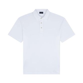 Paul & Shark Tops, Heren, Wit, L, Katoen, Zachte Katoenen Poloshirt