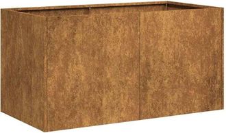 vidaXL Jardinera Oxidada 80x40x40 Cm Acero Corten Vidaxl