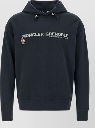 Moncler cotton logo-print hoodie