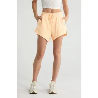 Free People FP Movement Knockout Drawstring Shorts in Pina Colada at Nordstrom, Size X-Large
