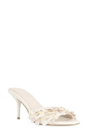Azalea Wang Gaura Slide Sandal in Cream at Nordstrom, Size 6.5