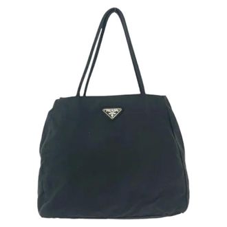 Prada Pre-owned Tote Bags, female, Black, Size: ONE SIZE Pre-owned Vintage Tote Bag