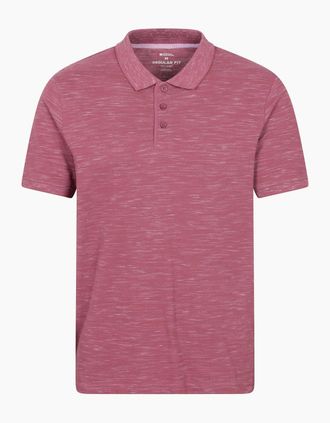Mountain Warehouse Mens Mountain Warehouse Mens Dawnay Textured Pique Polo Shirt - Size: 48