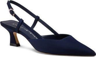 Stuart Weitzman Vinnie 50 Slingback Pump in Nice Blue at Nordstrom, Size 6.5