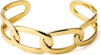 Panacea Link Cuff Bracelet in Gold at Nordstrom