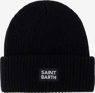 MC2 Saint Barth Wool Blend Beanie With Logo