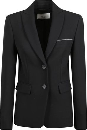PESERICO Blazer - Dames - Blazers - Zwart - 2XL - Jassen
