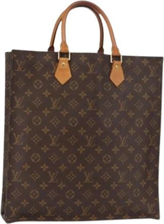 Louis Vuitton Pre-owned Canvas Tote Bag - Dames - Vintage Shopper - Bruin - ONE Size - Vintage