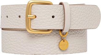Gianni Chiarini Accessoires, Dames, Beige, S, Leer, Leren Riem 3.5 cm