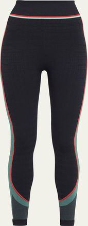 Casablanca Check Jacquard Seamless Leggings