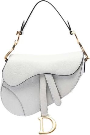 Dior Pre-owned Leren Schoudertas - Dames - Vintage Schoudertas - Wit - ONE Size - Leer - Vintage