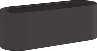 vidaXL Cama De Jard&iacute;n Elevada Negro 120 X 40 X 40 Cm Acero Vidaxl