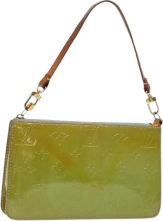 Louis Vuitton Pre-owned Shoulder Bags, female, Green, Size: ONE SIZE Pre-owned Vintage Leather Shoulder Bag