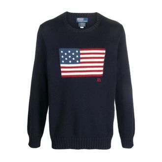 Polo Ralph Lauren Heren, Truien, Blauw, Maat: M Katoen