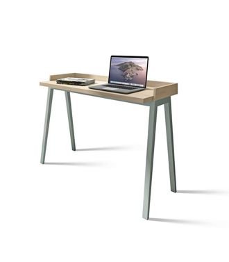 HERDASA Herdasa - Mesa Estudio Mod-nairobi Acabado Roble/verde, 47 X 110 X 81 Cm (fondo X Ancho X Alto)
