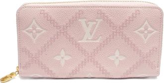 Louis Vuitton 2021-2025 Zippy embroidered wallet - Roze