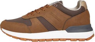Lambretta Unisex Adult Echo 2 Trainers (Tan/Chocolate) - Size UK 10