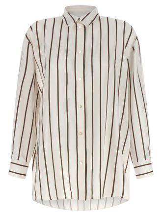 Gucci White Silk Womens Blouse