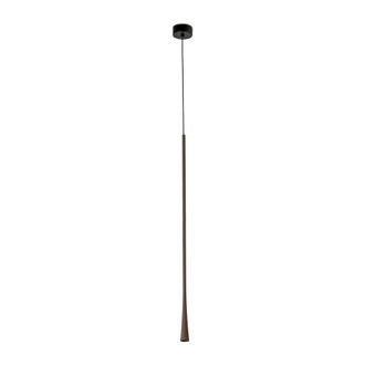 Netlighting Diana 80 Integrated LED Pendant Ceiling Light Dark Brown 2700K