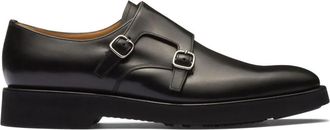 Churchs Cowes L Double Monk Strap Schoenen - Heren - Nette schoenen - Zwart - 40 1/2 EU - Katoen - Schoenen